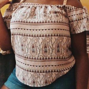 Off The Shoulder Purple Top 💫